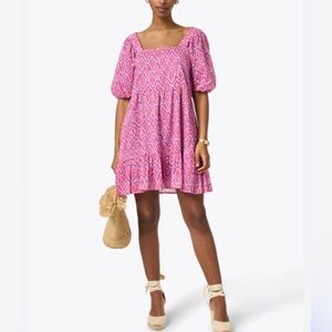 Banjanan pink Harley abstract dress size small